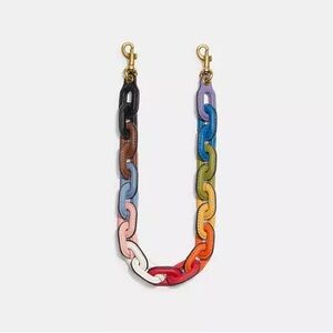 Coach short chain strap